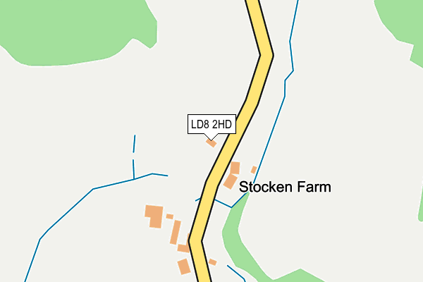 LD8 2HD map - OS OpenMap – Local (Ordnance Survey)