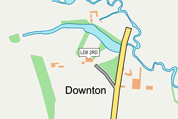LD8 2RD map - OS OpenMap – Local (Ordnance Survey) LD8 2RD map - OS OpenMap – Local (Ordnance Survey)