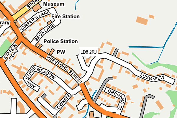 LD8 2RJ map - OS OpenMap – Local (Ordnance Survey) LD8 2RJ map - OS OpenMap – Local (Ordnance Survey)