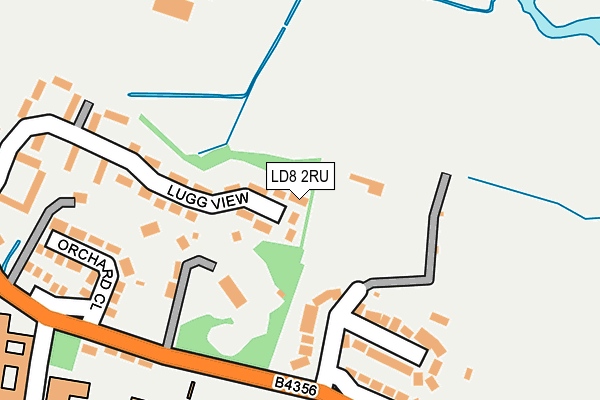 LD8 2RU map - OS OpenMap – Local (Ordnance Survey) LD8 2RU map - OS OpenMap – Local (Ordnance Survey)