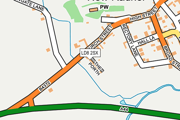 LD8 2SX map - OS OpenMap – Local (Ordnance Survey) LD8 2SX map - OS OpenMap – Local (Ordnance Survey)