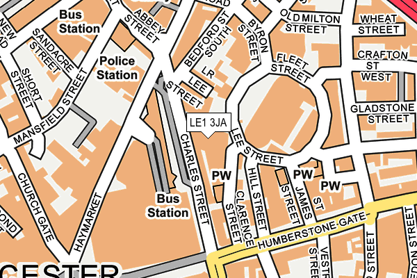LE1 3JA map - OS OpenMap – Local (Ordnance Survey) LE1 3JA map - OS OpenMap – Local (Ordnance Survey)