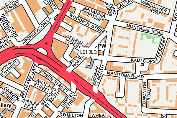 LE1 3LQ map - OS OpenMap – Local (Ordnance Survey) LE1 3LQ map - OS OpenMap – Local (Ordnance Survey)