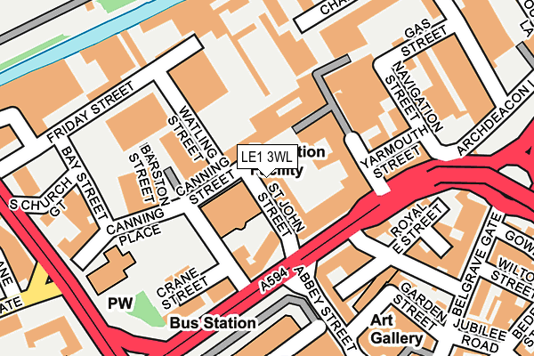 LE1 3WL map - OS OpenMap – Local (Ordnance Survey) LE1 3WL map - OS OpenMap – Local (Ordnance Survey)