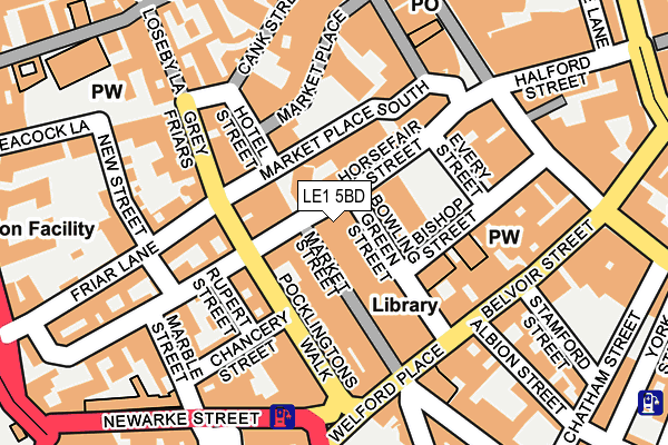 LE1 5BD map - OS OpenMap – Local (Ordnance Survey) LE1 5BD map - OS OpenMap – Local (Ordnance Survey)