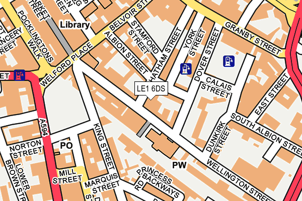 LE1 6DS map - OS OpenMap – Local (Ordnance Survey) LE1 6DS map - OS OpenMap – Local (Ordnance Survey)