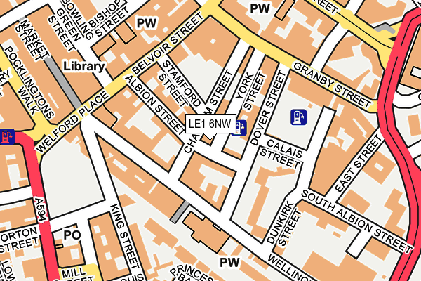 LE1 6NW map - OS OpenMap – Local (Ordnance Survey) LE1 6NW map - OS OpenMap – Local (Ordnance Survey)