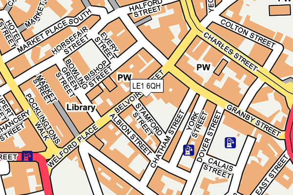 LE1 6QH map - OS OpenMap – Local (Ordnance Survey) LE1 6QH map - OS OpenMap – Local (Ordnance Survey)
