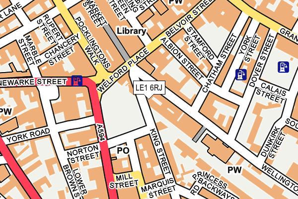 LE1 6RJ map - OS OpenMap – Local (Ordnance Survey) LE1 6RJ map - OS OpenMap – Local (Ordnance Survey)