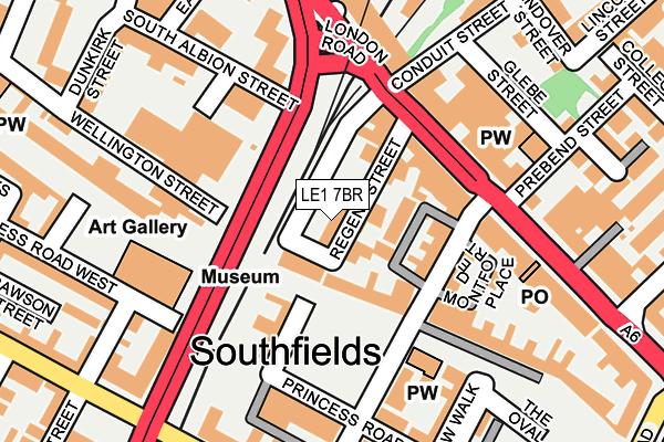 LE1 7BR map - OS OpenMap – Local (Ordnance Survey) LE1 7BR map - OS OpenMap – Local (Ordnance Survey)
