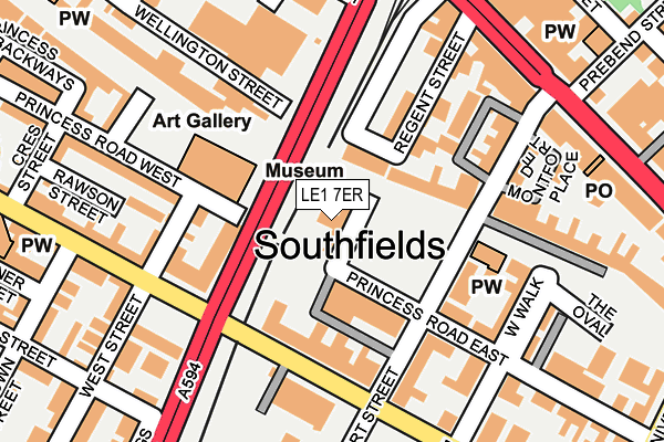 LE1 7ER map - OS OpenMap – Local (Ordnance Survey) LE1 7ER map - OS OpenMap – Local (Ordnance Survey)