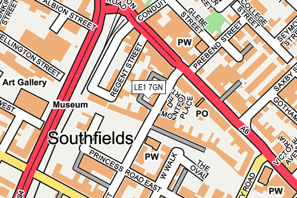 LE1 7GN map - OS OpenMap – Local (Ordnance Survey) LE1 7GN map - OS OpenMap – Local (Ordnance Survey)
