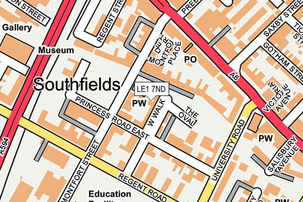 LE1 7ND map - OS OpenMap – Local (Ordnance Survey) LE1 7ND map - OS OpenMap – Local (Ordnance Survey)