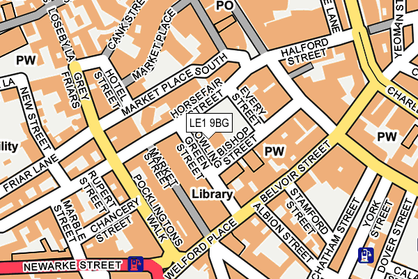 LE1 9BG map - OS OpenMap – Local (Ordnance Survey) LE1 9BG map - OS OpenMap – Local (Ordnance Survey)