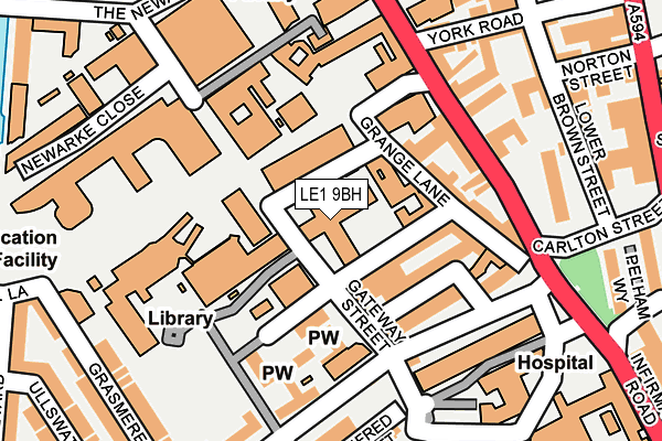 LE1 9BH map - OS OpenMap – Local (Ordnance Survey) LE1 9BH map - OS OpenMap – Local (Ordnance Survey)