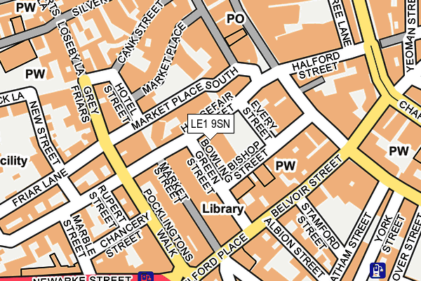 LE1 9SN map - OS OpenMap – Local (Ordnance Survey) LE1 9SN map - OS OpenMap – Local (Ordnance Survey)