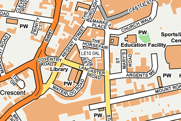 LE10 0AL map - OS OpenMap – Local (Ordnance Survey) LE10 0AL map - OS OpenMap – Local (Ordnance Survey)