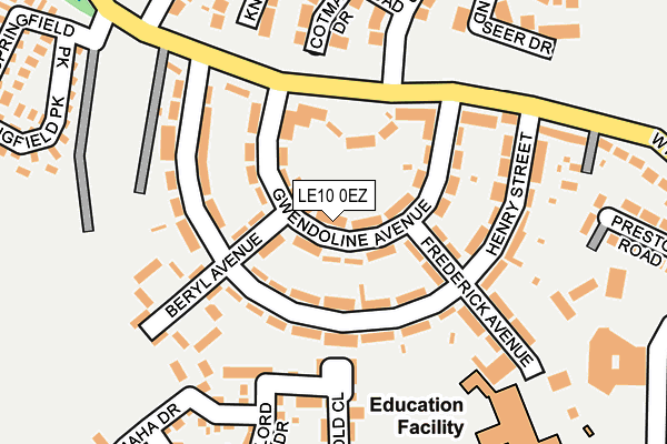 LE10 0EZ map - OS OpenMap – Local (Ordnance Survey) LE10 0EZ map - OS OpenMap – Local (Ordnance Survey)