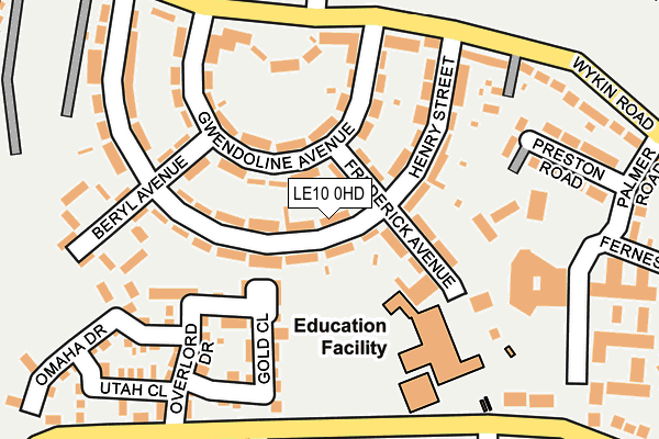 LE10 0HD map - OS OpenMap – Local (Ordnance Survey) LE10 0HD map - OS OpenMap – Local (Ordnance Survey)