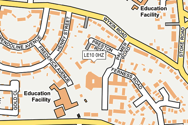 LE10 0HZ map - OS OpenMap – Local (Ordnance Survey) LE10 0HZ map - OS OpenMap – Local (Ordnance Survey)