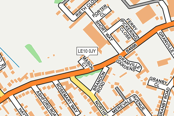 LE10 0JY map - OS OpenMap – Local (Ordnance Survey) LE10 0JY map - OS OpenMap – Local (Ordnance Survey)