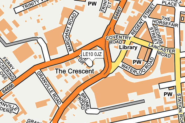 LE10 0JZ map - OS OpenMap – Local (Ordnance Survey) LE10 0JZ map - OS OpenMap – Local (Ordnance Survey)