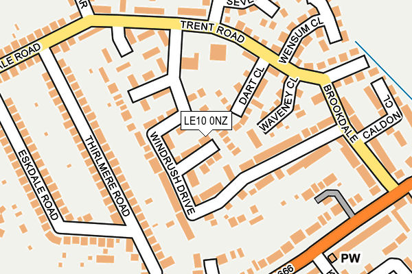 LE10 0NZ map - OS OpenMap – Local (Ordnance Survey) LE10 0NZ map - OS OpenMap – Local (Ordnance Survey)
