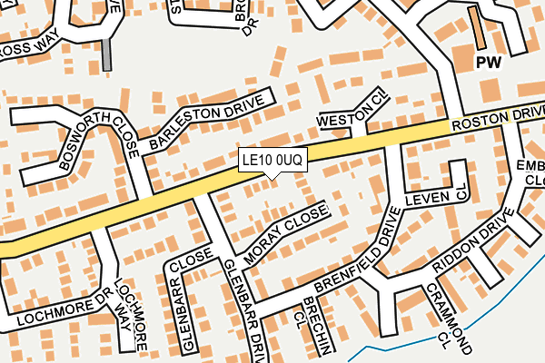 LE10 0UQ map - OS OpenMap – Local (Ordnance Survey) LE10 0UQ map - OS OpenMap – Local (Ordnance Survey)