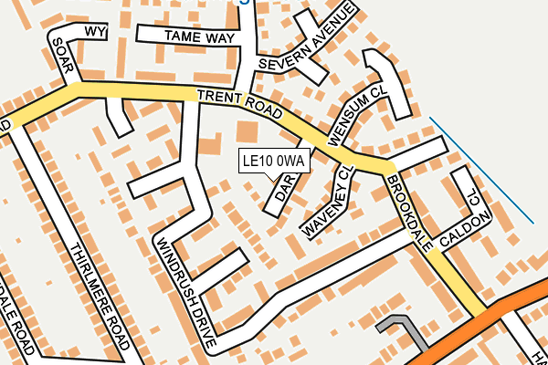 LE10 0WA map - OS OpenMap – Local (Ordnance Survey) LE10 0WA map - OS OpenMap – Local (Ordnance Survey)