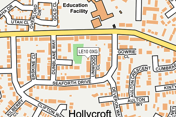 LE10 0XG map - OS OpenMap – Local (Ordnance Survey) LE10 0XG map - OS OpenMap – Local (Ordnance Survey)