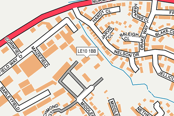 LE10 1BB map - OS OpenMap – Local (Ordnance Survey) LE10 1BB map - OS OpenMap – Local (Ordnance Survey)