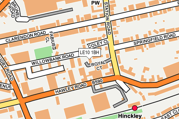 LE10 1BH map - OS OpenMap – Local (Ordnance Survey) LE10 1BH map - OS OpenMap – Local (Ordnance Survey)