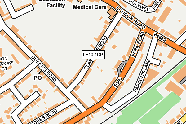 LE10 1DP map - OS OpenMap – Local (Ordnance Survey) LE10 1DP map - OS OpenMap – Local (Ordnance Survey)