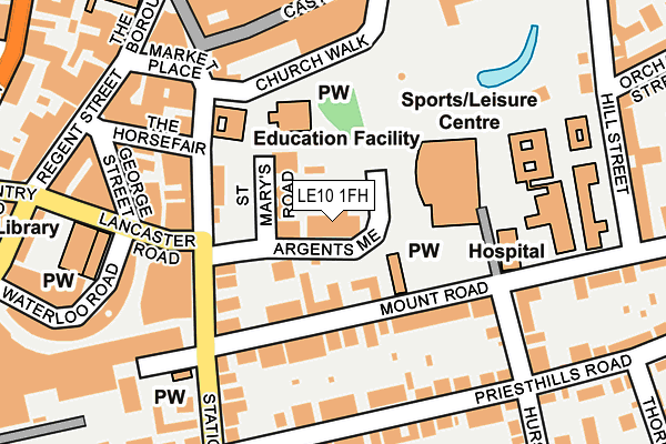 LE10 1FH map - OS OpenMap – Local (Ordnance Survey) LE10 1FH map - OS OpenMap – Local (Ordnance Survey)