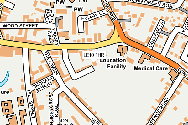 LE10 1HR map - OS OpenMap – Local (Ordnance Survey) LE10 1HR map - OS OpenMap – Local (Ordnance Survey)