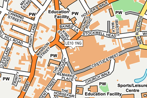 LE10 1NG map - OS OpenMap – Local (Ordnance Survey) LE10 1NG map - OS OpenMap – Local (Ordnance Survey)