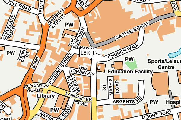 LE10 1NU map - OS OpenMap – Local (Ordnance Survey) LE10 1NU map - OS OpenMap – Local (Ordnance Survey)