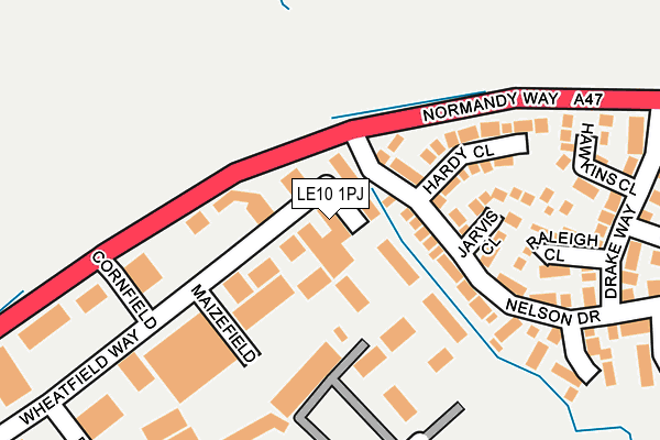 LE10 1PJ map - OS OpenMap – Local (Ordnance Survey) LE10 1PJ map - OS OpenMap – Local (Ordnance Survey)