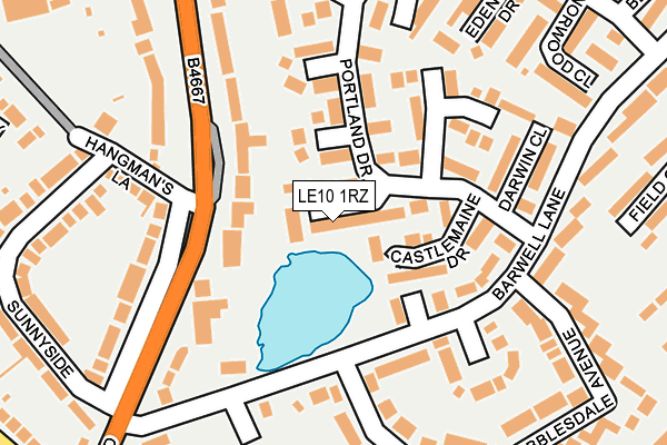 LE10 1RZ map - OS OpenMap – Local (Ordnance Survey) LE10 1RZ map - OS OpenMap – Local (Ordnance Survey)