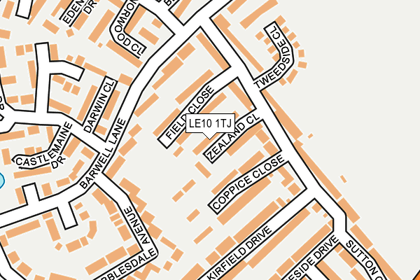 LE10 1TJ map - OS OpenMap – Local (Ordnance Survey) LE10 1TJ map - OS OpenMap – Local (Ordnance Survey)