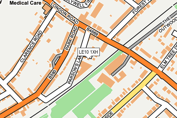 LE10 1XH map - OS OpenMap – Local (Ordnance Survey) LE10 1XH map - OS OpenMap – Local (Ordnance Survey)
