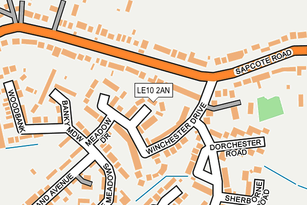 LE10 2AN map - OS OpenMap – Local (Ordnance Survey) LE10 2AN map - OS OpenMap – Local (Ordnance Survey)