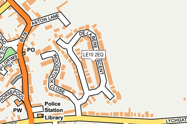 LE10 2EQ map - OS OpenMap – Local (Ordnance Survey) LE10 2EQ map - OS OpenMap – Local (Ordnance Survey)