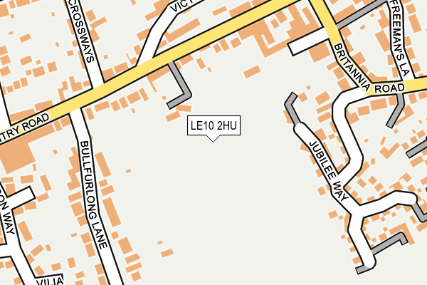 LE10 2HU map - OS OpenMap – Local (Ordnance Survey) LE10 2HU map - OS OpenMap – Local (Ordnance Survey)