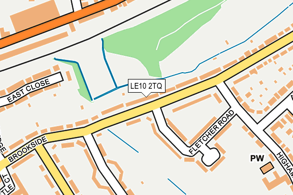 LE10 2TQ map - OS OpenMap – Local (Ordnance Survey) LE10 2TQ map - OS OpenMap – Local (Ordnance Survey)