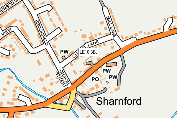 LE10 3BJ map - OS OpenMap – Local (Ordnance Survey) LE10 3BJ map - OS OpenMap – Local (Ordnance Survey)