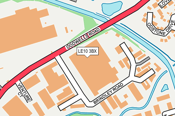 LE10 3BX map - OS OpenMap – Local (Ordnance Survey) LE10 3BX map - OS OpenMap – Local (Ordnance Survey)