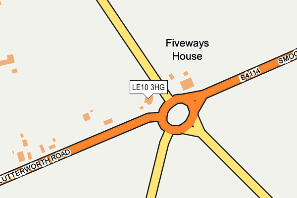 LE10 3HG map - OS OpenMap – Local (Ordnance Survey) LE10 3HG map - OS OpenMap – Local (Ordnance Survey)