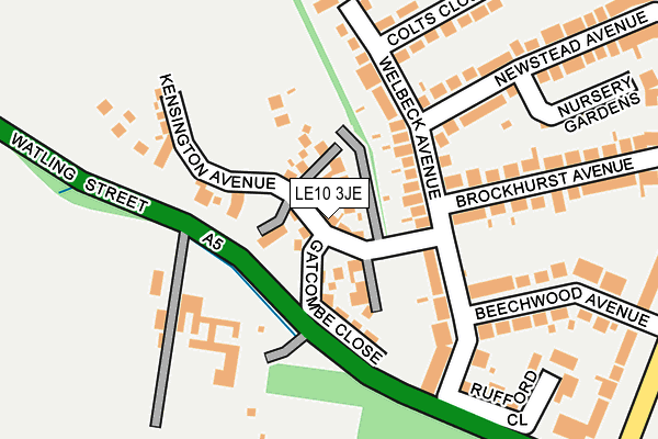 LE10 3JE map - OS OpenMap – Local (Ordnance Survey) LE10 3JE map - OS OpenMap – Local (Ordnance Survey)