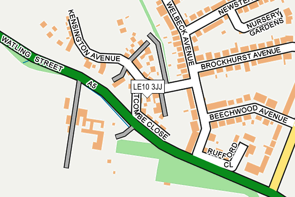 LE10 3JJ map - OS OpenMap – Local (Ordnance Survey) LE10 3JJ map - OS OpenMap – Local (Ordnance Survey)